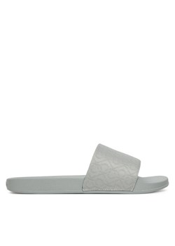 Calvin Klein Klapki Pool Slide - Jacq HW0HW02420 Szary ze sklepu MODIVO w kategorii Klapki damskie - zdjęcie 181186433