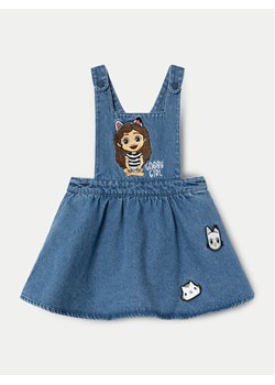 NAME IT Sukienka jeansowa GABBY 13231881 Niebieski Standard Fit ze sklepu MODIVO w kategorii Sukienki niemowlęce - zdjęcie 181186561