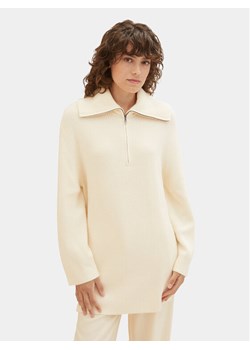 Tom Tailor Sweter 1037787 Écru Regular Fit ze sklepu MODIVO w kategorii Swetry damskie - zdjęcie 181186572