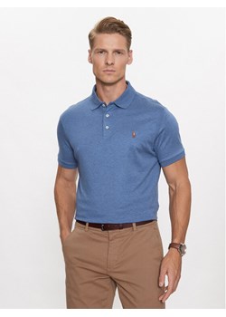Polo Ralph Lauren Polo 710713130008 Niebieski Custom Slim Fit ze sklepu MODIVO w kategorii T-shirty męskie - zdjęcie 181186582