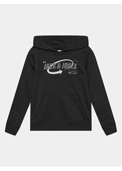 Jack&Jones Junior Bluza 12247700 Czarny Standard Fit ze sklepu MODIVO w kategorii Bluzy chłopięce - zdjęcie 181186600