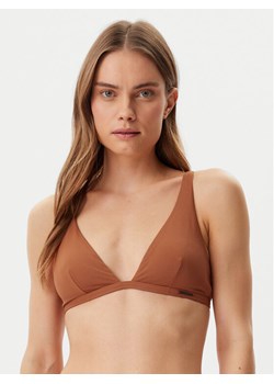Calvin Klein Swimwear Góra od bikini KW0KW02844 Brązowy ze sklepu MODIVO w kategorii Stroje kąpielowe - zdjęcie 181186601