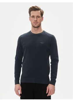 Aeronautica Militare Sweter 251MA1556L560 Granatowy Regular Fit ze sklepu MODIVO w kategorii Swetry męskie - zdjęcie 181186681