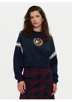 Tommy Jeans Bluza DW0DW18772 Granatowy Boxy Fit ze sklepu MODIVO w kategorii Bluzy damskie - zdjęcie 181186690