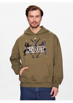 Mindout Bluza Trinary T2023-1 Zielony Regular Fit ze sklepu MODIVO w kategorii Bluzy męskie - zdjęcie 181186803