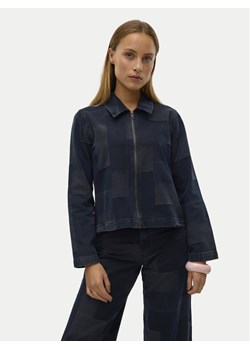 Vero Moda Kurtka jeansowa Likka 10321078 Granatowy Loose Fit ze sklepu MODIVO w kategorii Kurtki damskie - zdjęcie 181186952