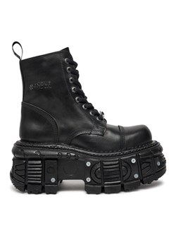NEW ROCK Glany M-TANK083-C1 Czarny ze sklepu MODIVO w kategorii Workery damskie - zdjęcie 181186963