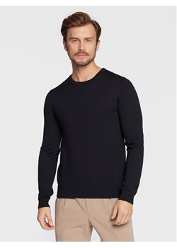 Hugo Sweter San Cedric-M1 50476832 Granatowy Slim Fit ze sklepu MODIVO w kategorii Swetry męskie - zdjęcie 181187024