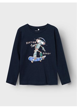 NAME IT Bluzka 13220044 Granatowy Regular Fit ze sklepu MODIVO w kategorii T-shirty chłopięce - zdjęcie 181187133