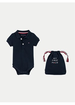 Tommy Hilfiger Body dziecięce KN0KN01984 Granatowy ze sklepu MODIVO w kategorii Body niemowlęce - zdjęcie 181187204