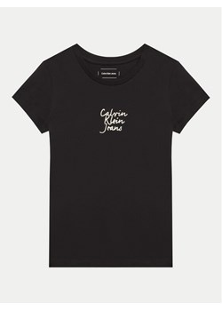 Calvin Klein Jeans T-Shirt IG0IG02805 Czarny Slim Fit ze sklepu MODIVO w kategorii T-shirty chłopięce - zdjęcie 181187271
