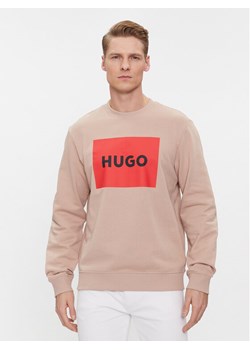 Hugo Bluza Duragol222 50467944 Beżowy Regular Fit ze sklepu MODIVO w kategorii Bluzy męskie - zdjęcie 181187551