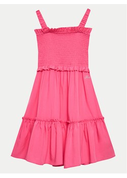 Guess Sukienka codzienna J4GK27 WG5S2 Różowy Regular Fit ze sklepu MODIVO w kategorii Sukienki dziewczęce - zdjęcie 181187553