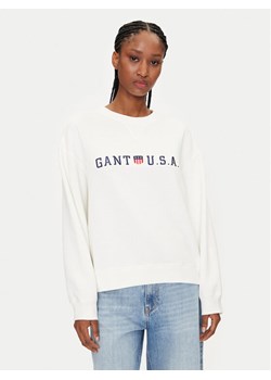 Gant Bluza 4200577 Biały Regular Fit ze sklepu MODIVO w kategorii Bluzy damskie - zdjęcie 181187573