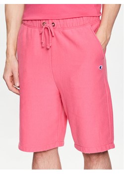 Champion Szorty sportowe 218650 Różowy Regular Fit ze sklepu MODIVO w kategorii Spodenki męskie - zdjęcie 181187602