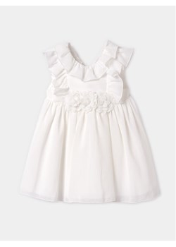 Abel & Lula Sukienka elegancka 5002 Écru Regular Fit ze sklepu MODIVO w kategorii Ubranka do chrztu - zdjęcie 181187672