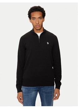 U.S. Polo Assn. Sweter MUP2963 Czarny Regular Fit ze sklepu MODIVO w kategorii Swetry męskie - zdjęcie 181187751