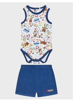 Guess Komplet body i szorty H3GW01 K6YW1 Kolorowy Regular Fit ze sklepu MODIVO w kategorii Komplety niemowlęce - zdjęcie 181187780