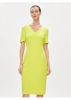 Boss Sukienka codzienna Damaisa 50490044 Żółty Slim Fit ze sklepu MODIVO w kategorii Sukienki - zdjęcie 181187791