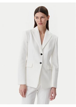 HUGO Marynarka Asmalla 50540787 Biały Slim Fit ze sklepu MODIVO w kategorii Marynarki damskie - zdjęcie 181187881