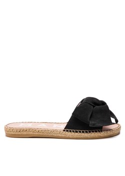 Manebi Espadryle Sandals With Bow K 1.0 J0 Czarny ze sklepu MODIVO w kategorii Klapki damskie - zdjęcie 181187884