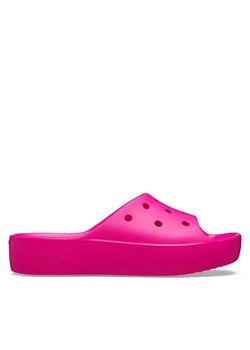 Crocs Klapki Classic Platform Slide 208180 Różowy ze sklepu MODIVO w kategorii Klapki damskie - zdjęcie 181188061