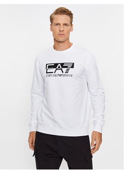 EA7 Emporio Armani Bluza 6RPM60 PJ05Z 0100 Biały Regular Fit ze sklepu MODIVO w kategorii Bluzy męskie - zdjęcie 181188234