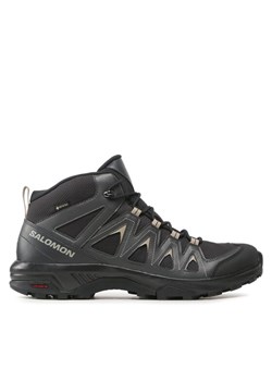 Salomon Trekkingi X Braze Mid GORE-TEX L47174800 Czarny ze sklepu MODIVO w kategorii Buty trekkingowe męskie - zdjęcie 181188311