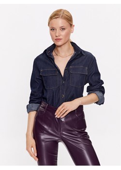 Liu Jo Koszula jeansowa UF3161 D4555 Granatowy Regular Fit ze sklepu MODIVO w kategorii Koszule damskie - zdjęcie 181188322
