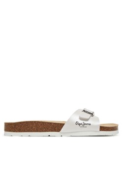 Pepe Jeans Klapki PLS90615 Biały ze sklepu MODIVO w kategorii Klapki damskie - zdjęcie 181188352