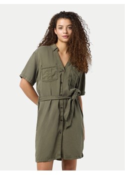 Noisy May Sukienka koszulowa Nera 27033063 Zielony Relaxed Fit ze sklepu MODIVO w kategorii Sukienki - zdjęcie 181188470