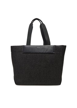 Calvin Klein Torebka Ck Raffia Large Shopper K60K613025 Czarny ze sklepu MODIVO w kategorii Torby Shopper bag - zdjęcie 181188472
