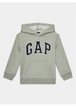 Gap Bluza 516663-01 Szary Regular Fit ze sklepu MODIVO w kategorii Bluzy chłopięce - zdjęcie 181188573