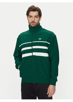 adidas Bluza Monogram JD0696 Zielony Loose Fit ze sklepu MODIVO w kategorii Bluzy męskie - zdjęcie 181188661
