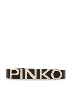 Pinko Pasek Damski Love Letter H4 102135 A1A8 Czarny ze sklepu MODIVO w kategorii Paski damskie - zdjęcie 181188693