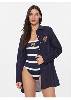 Lauren Ralph Lauren Sukienka plażowa 20498276 Granatowy Relaxed Fit ze sklepu MODIVO w kategorii Odzież plażowa - zdjęcie 181188710