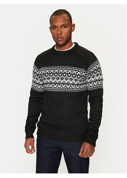 Brave Soul Sweter MK-517ERICKSON Czarny Regular Fit ze sklepu MODIVO w kategorii Swetry męskie - zdjęcie 181188714