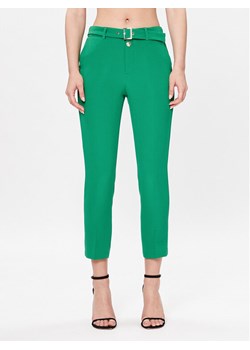 Liu Jo Spodnie materiałowe WA3188 T7896 Zielony Slim Fit ze sklepu MODIVO w kategorii Spodnie damskie - zdjęcie 181188732