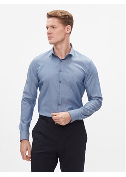 Calvin Klein Koszula K10K112299 Niebieski Slim Fit ze sklepu MODIVO w kategorii Koszule męskie - zdjęcie 181188790