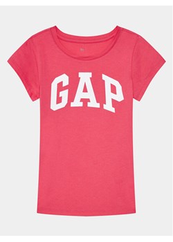 Gap T-Shirt 460525-05 Różowy Regular Fit ze sklepu MODIVO w kategorii Bluzki dziewczęce - zdjęcie 181188814