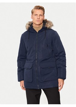 Jack&Jones Parka Construct 12258406 Granatowy Regular Fit ze sklepu MODIVO w kategorii Parki męskie - zdjęcie 181188860