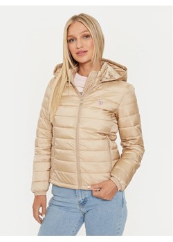 Guess Kurtka puchowa W4YL00 WG922 Beżowy Regular Fit ze sklepu MODIVO w kategorii Kurtki damskie - zdjęcie 181188863