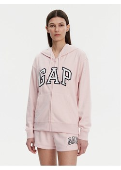 Gap Bluza 727433-05 Różowy Relaxed Fit ze sklepu MODIVO w kategorii Bluzy damskie - zdjęcie 181189014