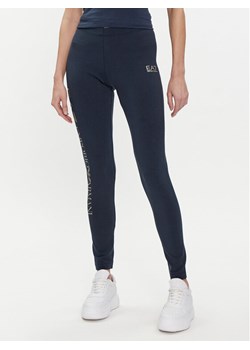 EA7 Emporio Armani Legginsy 8NTP63 TJ01Z 0555 Granatowy Skinny Fit ze sklepu MODIVO w kategorii Spodnie damskie - zdjęcie 181189042