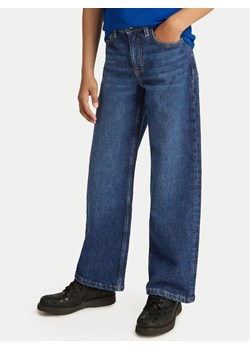 Calvin Klein Jeans Jeansy IG0IG02710 Granatowy Wide Leg ze sklepu MODIVO w kategorii Spodnie dziewczęce - zdjęcie 181189131