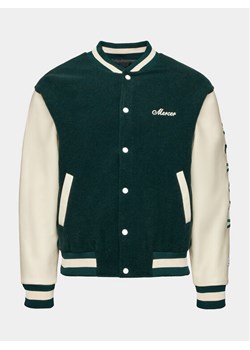 Mercer Amsterdam Kurtka bomber The Varsity MEAP233001 Zielony Regular Fit ze sklepu MODIVO w kategorii Kurtki męskie - zdjęcie 181189203