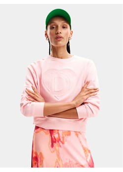 Desigual Bluza Travis 24SWSK30 Różowy Regular Fit ze sklepu MODIVO w kategorii Bluzy damskie - zdjęcie 181189222