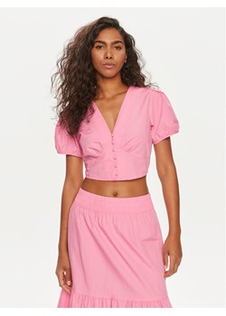 Vero Moda Bluzka Charlotte 10303653 Różowy Regular Fit ze sklepu MODIVO w kategorii Bluzki damskie - zdjęcie 181189314