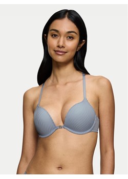Triumph Biustonosz push-up Harmony Spotlight 10217429 Niebieski - id: 0000304538827 - marki Triumph - 181189333 Triumph Biustonosz push-up Harmony Spotlight 10217429 Niebieski ze sklepu MODIVO w kategorii Biustonosze - zdjęcie 181189333