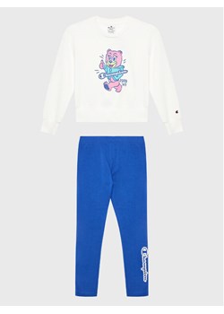Champion Komplet dresowy 404674 Biały Regular Fit ze sklepu MODIVO w kategorii Dresy dziewczęce - zdjęcie 181189342